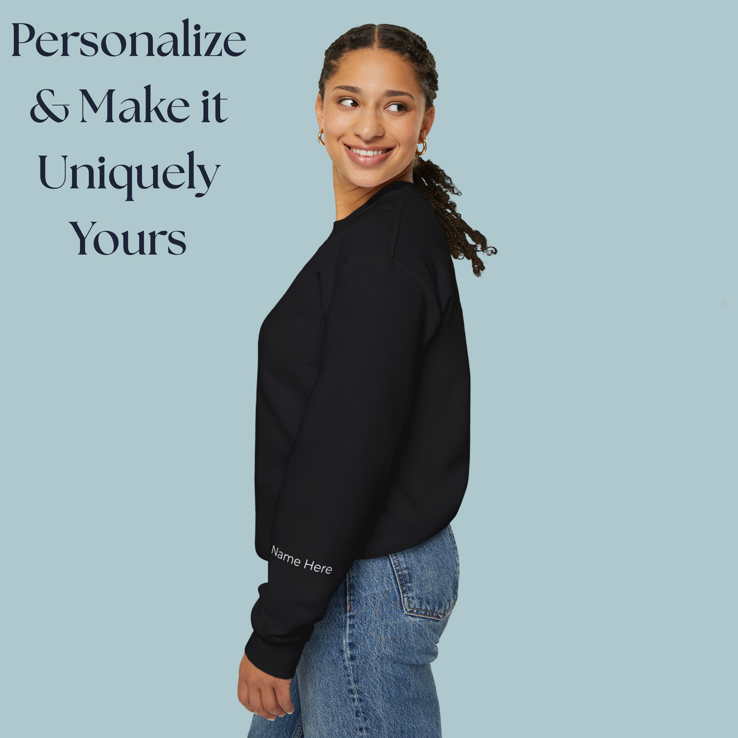 Personalized Unisex L&D Nurse Crewneck Sweatshirt | Labor and Delivery Nurse Gift | Custom Name