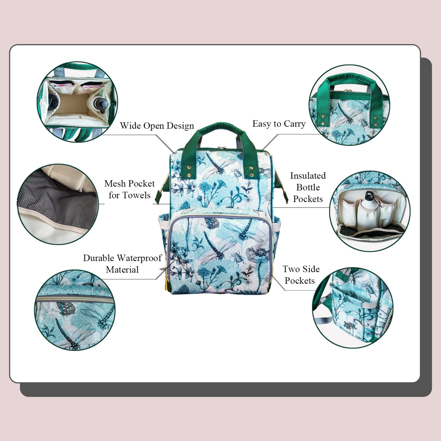 Custom Nurse Backpack – FREE SHIPPING - Personalized Tote Bag for L&D, ICU, ER, NICU, OR, Peds, Med/Surg – Durable & Stylish