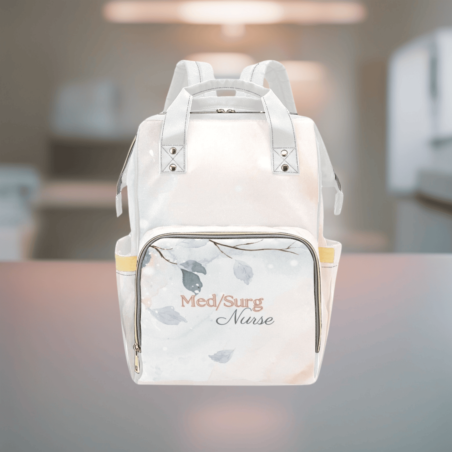 Custom Nurse Backpack – FREE SHIPPING - Personalized Tote Bag for L&D, ICU, ER, NICU, OR, Peds, Med/Surg – Durable & Stylish