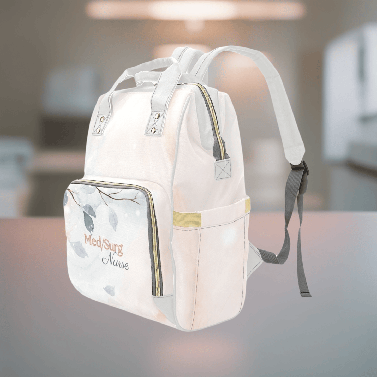 Custom Nurse Backpack – FREE SHIPPING - Personalized Tote Bag for L&D, ICU, ER, NICU, OR, Peds, Med/Surg – Durable & Stylish