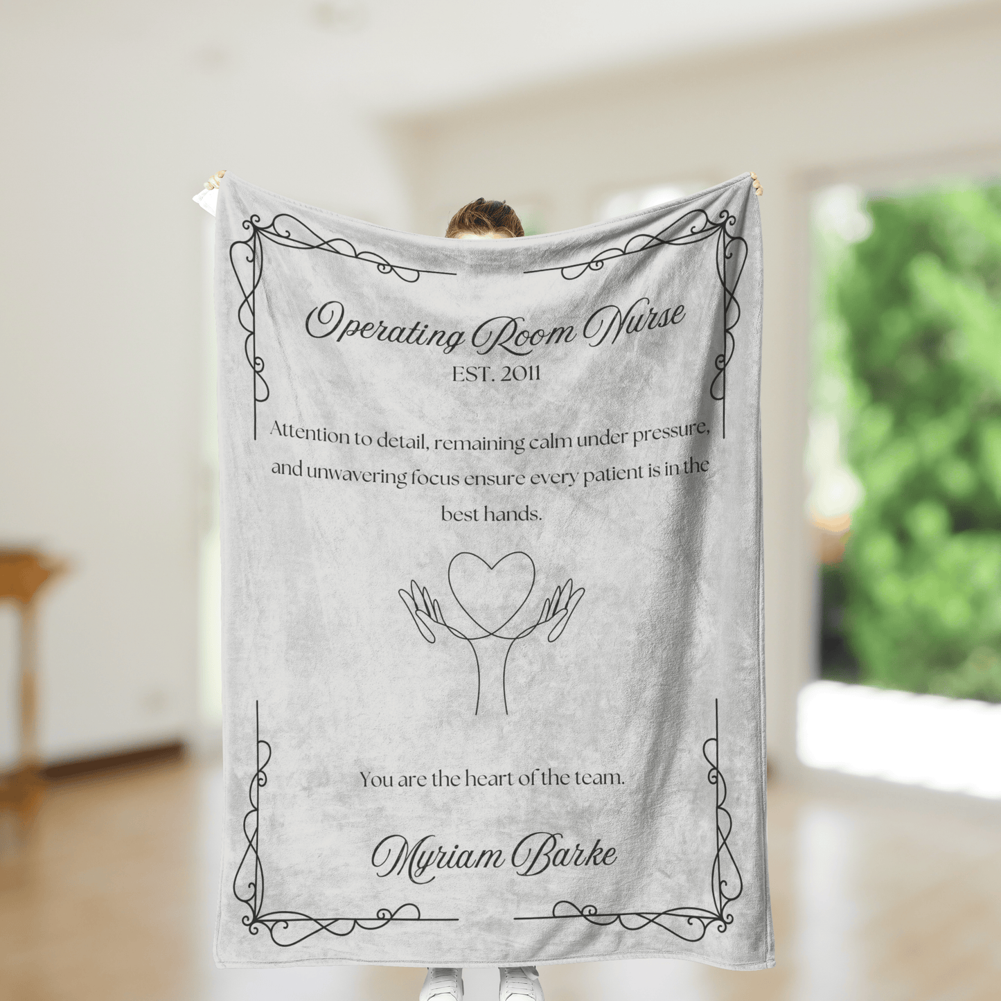OR Nurse Blanket – Personalized Gift for Operating Room Nurses (Soft Fleece)