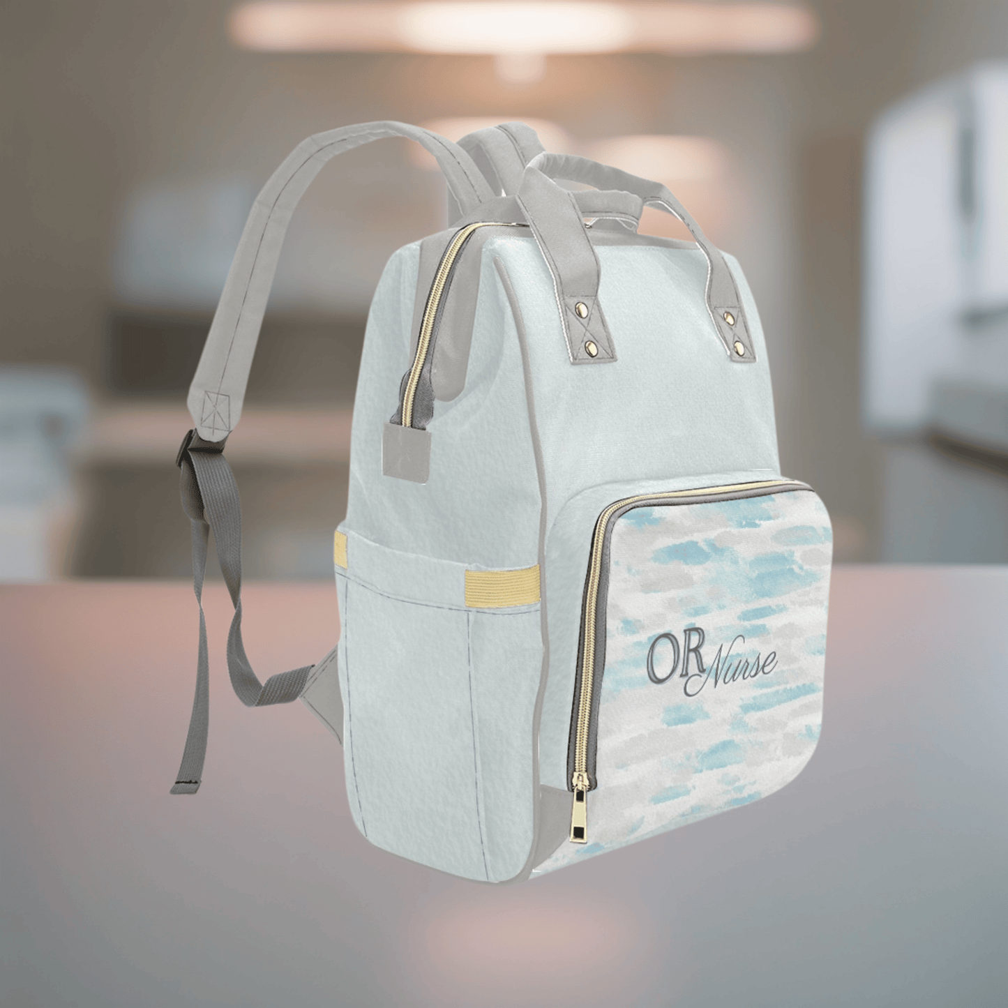 Custom Nurse Backpack – FREE SHIPPING - Personalized Tote Bag for L&D, ICU, ER, NICU, OR, Peds, Med/Surg – Durable & Stylish