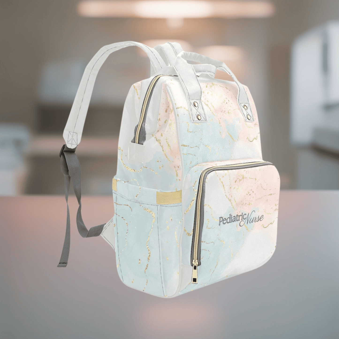 Custom Nurse Backpack – FREE SHIPPING - Personalized Tote Bag for L&D, ICU, ER, NICU, OR, Peds, Med/Surg – Durable & Stylish