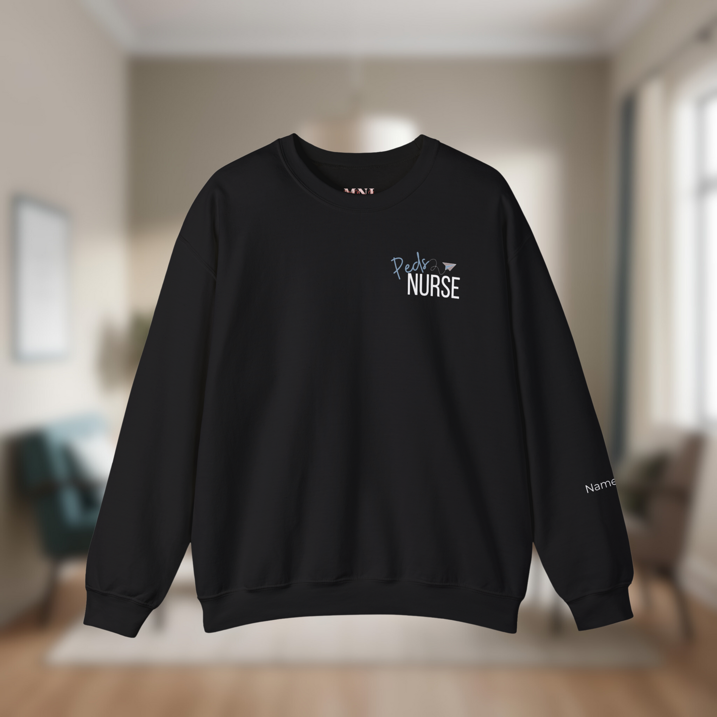 Personalized Unisex Nurse Crewneck Sweatshirt | Peds Nurse Gift | Custom Name