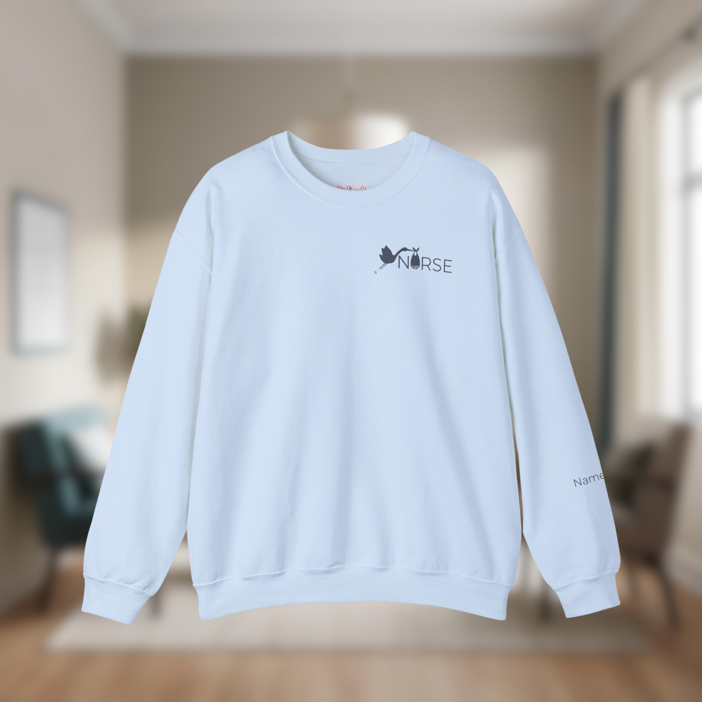 Personalized Unisex L&D Nurse Crewneck Sweatshirt | Labor and Delivery Nurse Gift | Custom Name