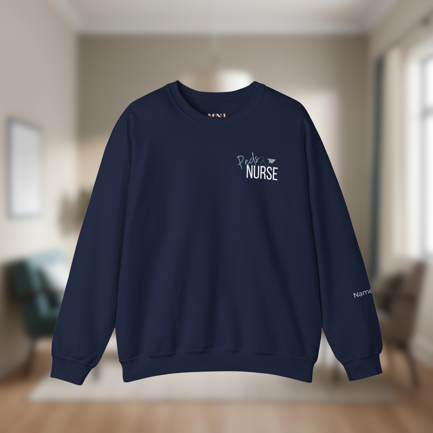 Personalized Unisex Nurse Crewneck Sweatshirt | Peds Nurse Gift | Custom Name