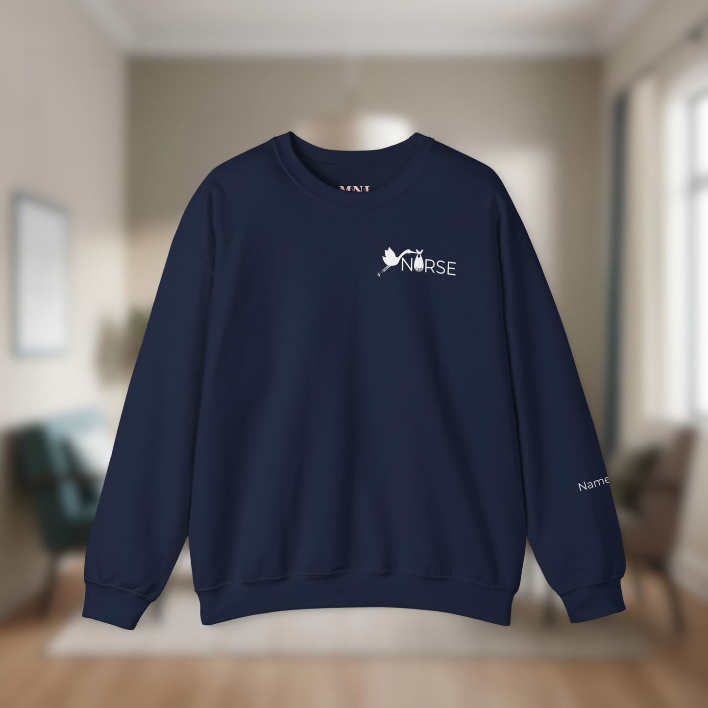 Personalized Unisex L&D Nurse Crewneck Sweatshirt | Labor and Delivery Nurse Gift | Custom Name