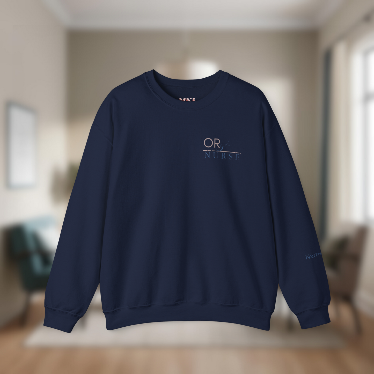 Personalized Unisex OR Nurse Crewneck Sweatshirt | Operating Room Nurse Gift | Custom Name