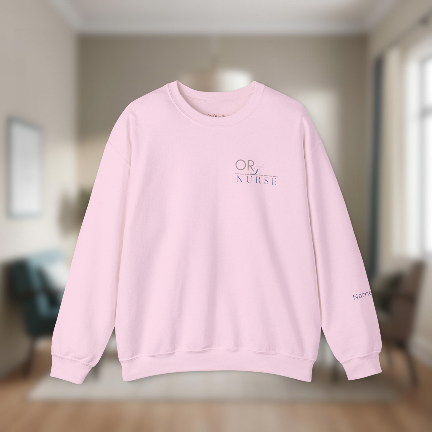 Personalized Unisex OR Nurse Crewneck Sweatshirt | Operating Room Nurse Gift | Custom Name