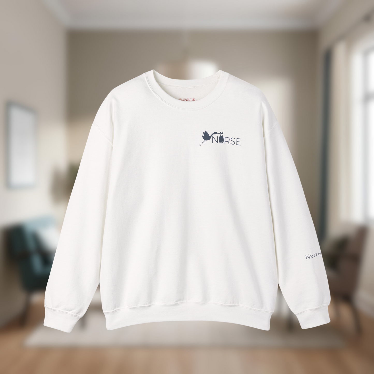 Personalized Unisex L&D Nurse Crewneck Sweatshirt | Labor and Delivery Nurse Gift | Custom Name