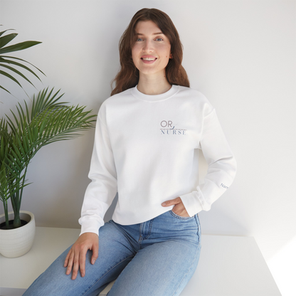 Personalized Unisex OR Nurse Crewneck Sweatshirt | Operating Room Nurse Gift | Custom Name