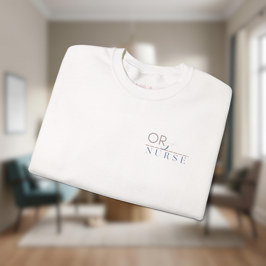 Personalized Unisex OR Nurse Crewneck Sweatshirt | Operating Room Nurse Gift | Custom Name