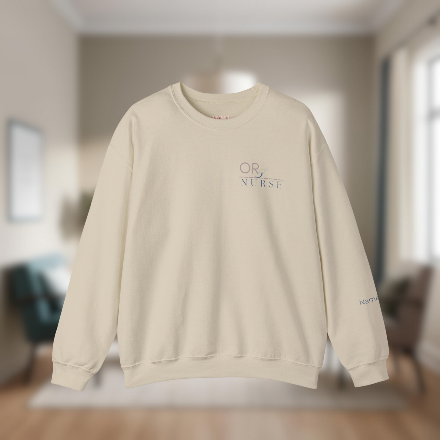 Personalized Unisex OR Nurse Crewneck Sweatshirt | Operating Room Nurse Gift | Custom Name