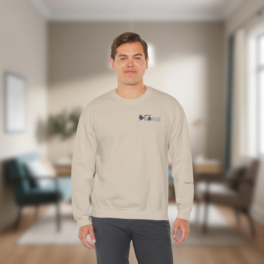 Personalized Unisex L&D Nurse Crewneck Sweatshirt | Labor and Delivery Nurse Gift | Custom Name