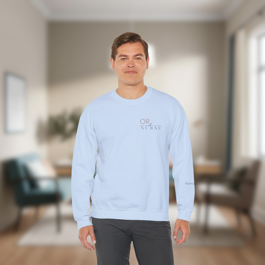 Personalized Unisex OR Nurse Crewneck Sweatshirt | Operating Room Nurse Gift | Custom Name